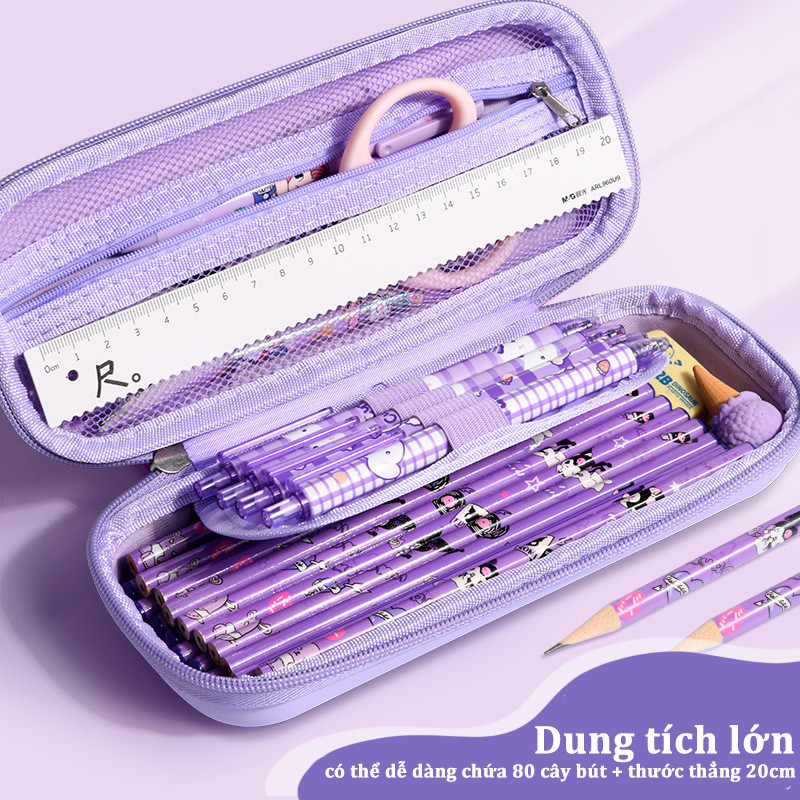 Hộp Đựng Bút 3D Hình Dễ Thương - Hộp Đựng Bút Nhiều Ngăn Dung Tích Lớn đa Chức Năng