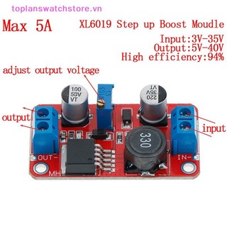 Toplanswatchstore 5A - mô-đun nguồn nâng cao chuyển đổi 3.3V-35V sang 5V 6V 9V 12V 24V Vn Vn