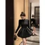Đầm váy nữ thu đông thiết kế dáng ngắn babydoll tiểu thư sang chảnh thời trang hottrend XIMIMI SP235