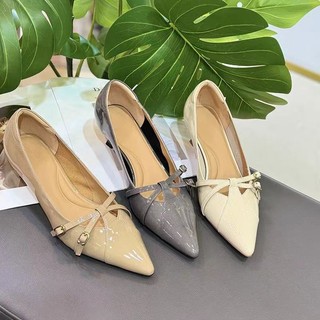 Giày cao gót mũi nhọn Giày cao gót nữ Slip-On miệng nông