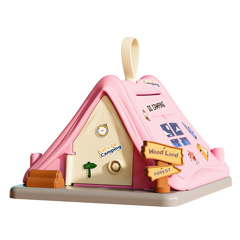 Piggy Bank Heo Đất Phong Cách Mới Lều Trẻ Em 2023 Bé Trai Bé Gái Quà Tặng Dung Tích Lớn Người Ảnh Hưởng Có Chìa Khóa