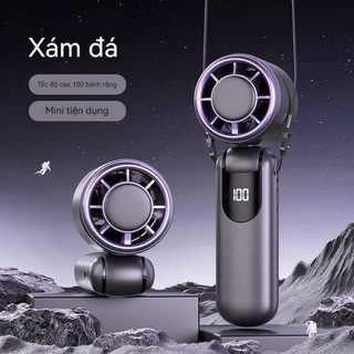 Chạy Đeo 24h Sạc Pin Cổ Mini Liên dễ sử dụng Độ Và Cấp Tay Cầm Dây Vòng Tục Quạt 5 Gió Thơm Tặng Với