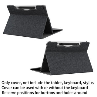 Ốp Lưng Cho Microsoft Surface Pro 12 inch 2025 Portfolio Case Nhiều Góc Đứng Vỏ Tpu Tương Thích Với Loại Bao Bàn Phím
