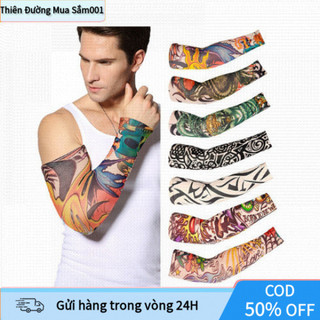 Tay Áo Chống Nắng Tattoo – Thiết Kế Hình Xăm Cá Tính, Co Giãn 4 Chiều