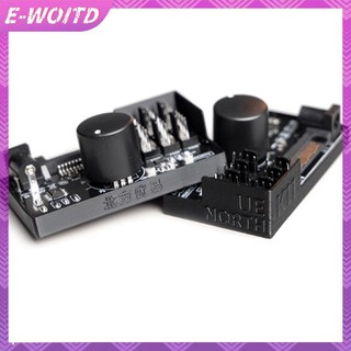 Bộ điều khiển tốc độ quạt máy tính E-WOITD Hub công suất cao SATA NAS PWM cho 6 quạt HNVN