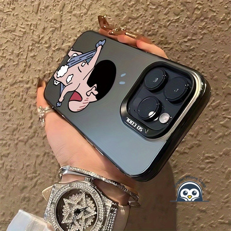 ‌Ốp Điện Thoại Hoạt Hình Crayon Shin-chan Cho OPPO Reno 14 13F 13 12 Pro 12F 11F 11 10 Pro Plus 9 8 8T 8Z 7Z 7 Pro Lite 5G 4G Vỏ Bảo Vệ Ống Kính Mát Chống Sốc Ốp Lưng Mềm