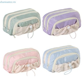 Charmantcc1 Hộp đựng bút chì nhiều lớp Dung tích lớn Túi đựng bút nhiều lớp Túi đựng bút chì du lịch Túi đựng bút chì cho Of Of Of