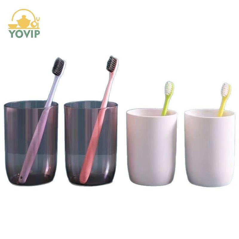 YOVIP 2 / 4 Cốc Bàn Chải Đánh Răng Hộp Bảo Quản Cốc Nước súc Miệng Di Động Hộp Bảo Quản Kem Đánh Răng Đồ Dùng Vệ Sinh Du Lịch Cốc Bàn Chải Đánh Răng Di Động VN