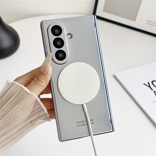 Bản lề mạ từ tính Full Case Funda cho Samsung Galaxy Z Fold 7 Z Fold 6 5 Vỏ phim cường lực thân thiện với da