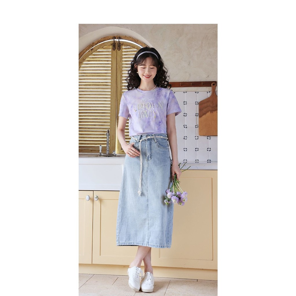 Mutu Retro Váy Denim Nữ, Phong Cách Mới, Hoàn Hảo Cho Mùa Hè