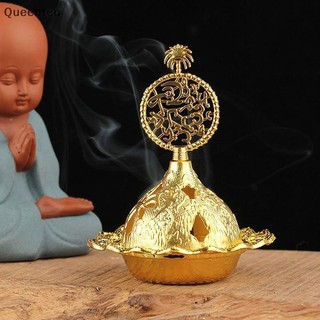 Queenten Lư Hương Rỗng Tháp Vàng Dầu Đốt Phong Cách Ả Rập Lư Hương Giá Đỡ Cho Gia Đình Khách Sạn Giá Đỡ Hương Đồ Trang Trí Yoga QT