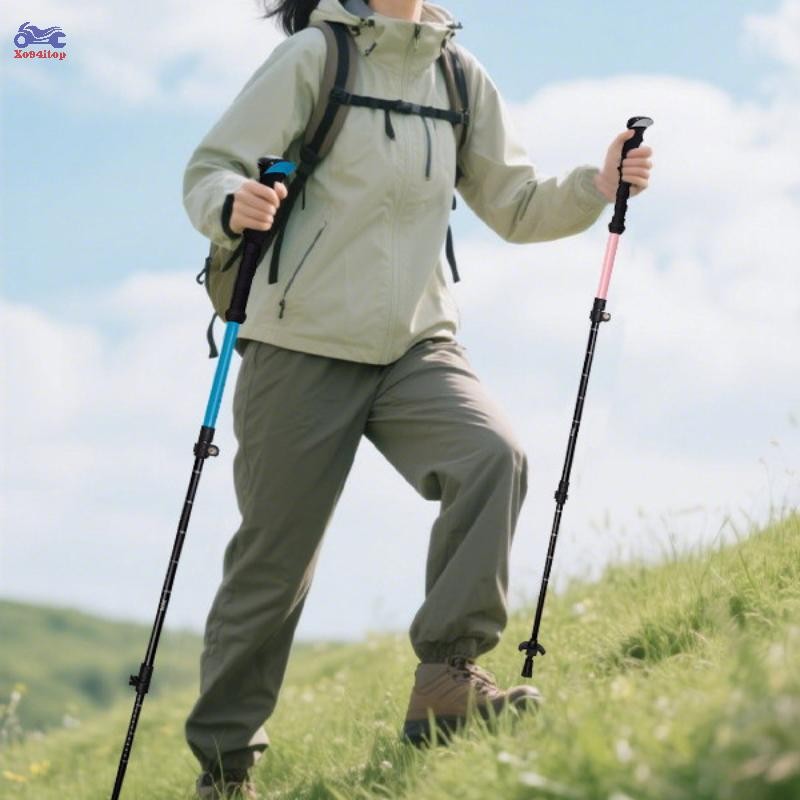 XOITOP Gậy Leo Núi Ngoài Trời Hợp Kim Nhôm Alpenstock, Phù Hợp Cho Mọi Độ Tuổi