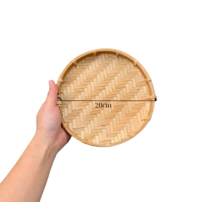Mẹt Tre Viền Mây, Trang Trí, Đựng đồ ăn )