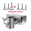 Giá đỡ kẹp ô CODECOVED, Giá đỡ ô dù sân hiên chống gỉ có thể điều chỉnh, Chịu lực nặng chống sốc đa năng Dễ dàng lắp đặt Máy tẩy trắng gắn trên ô sàn