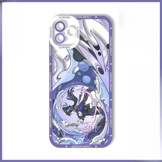 Ốp Điện Thoại Cho Iphone 6 6S 7 8 Plus X XR XS Max 13 14 15 Pro 15 Plus Ốp Lưng Genshin Impact Wanderer Clorinde Xiao Ayato Tartaglia Alhaitham Furina Mắt Thiên Thần