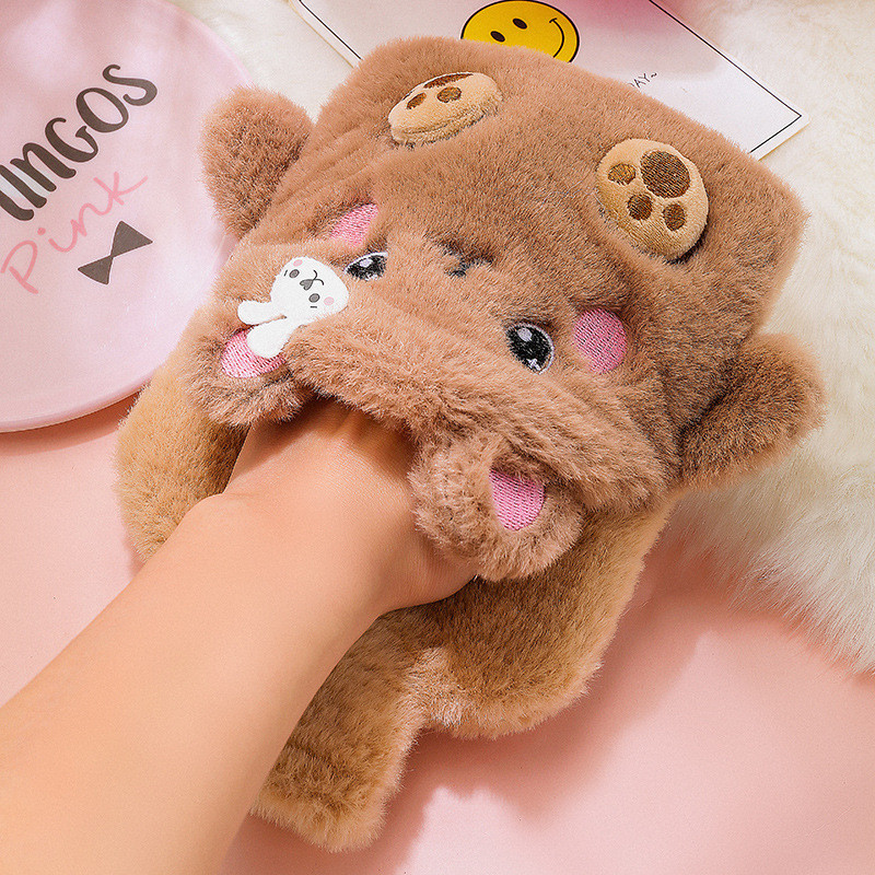 【SKISOPGO】Túi nước nóng，Portable，Túi giữ ấm，Plush，Túi chườm nóng lạnh，Giảm đau bụng kinh，Túi ấm，Mềm mại thoải mái