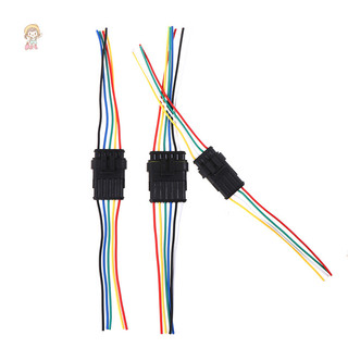 Twe 1 / 2 / 3 / 4 / 5 / 6Pin Nữ Nam Chống Thấm Nước Cáp Điện Tự Động Kết Nối Xe Cắm VN