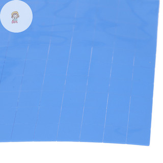 Twe 100 Cái 10 * 10 * 0.5mm Tấm Nhiệt GPU CPU Tản Nhiệt Làm Mát Dẫn Điện Silicone Pad VN