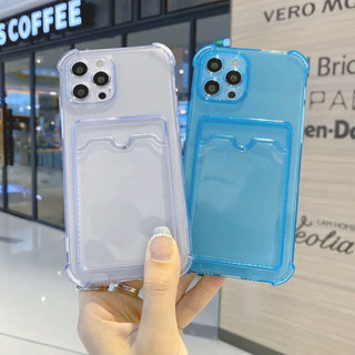 Bảo vệ chống sốc Slot Ví vỏ Chống rơi Sản phẩm Silicone TPU Mềm Ốp lưng cho  iPhone 15 14 13 12 Pro Max 15 14 Plus