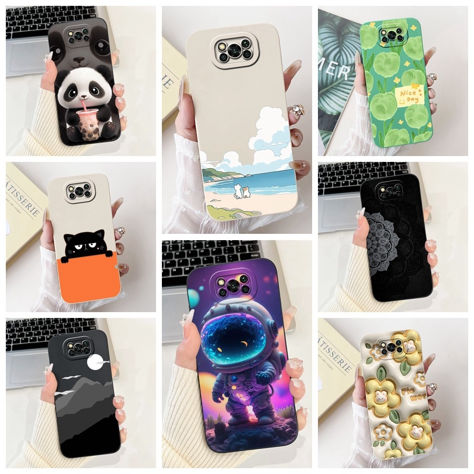 Ốp lưng Xiaomi Poco X3 X3NFC X3Pro Chống Sốc Thẩm Mỹ Mèo Dễ Thương Bé Trai Đen Ốp lưng Xiaomi Poco X3 Pro