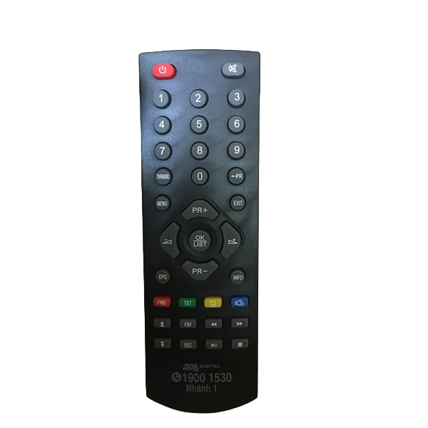 tay điều khiển remote từ xa đầu thu VTC-19001530-kèm pin-tay đầu bấm đầu thu VTC-19001530
