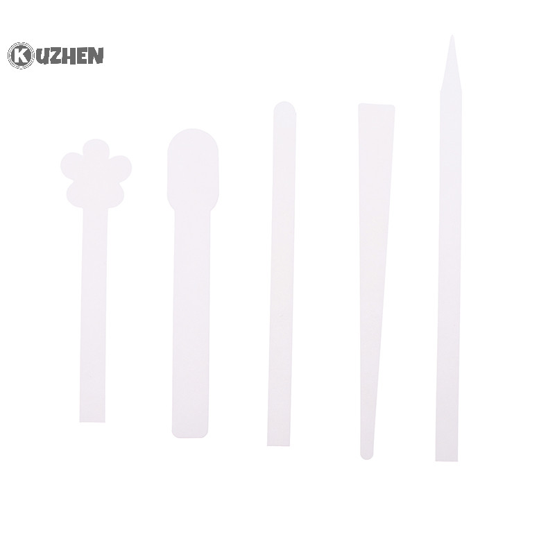 Kuzhen 100 Cái / lốc Tròn Tesg Kiểm Tra Hương Thơm Dải Giấy Hình Hoa HOT
