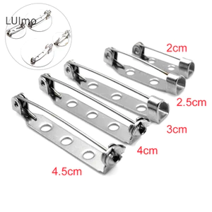 Luimo 10 Chiếc Thổ Cẩm An Toàn Bắt Thanh Khóa Chân Lưng Đế Trang Sức Phát Hiện Thủ Công DIY SBS