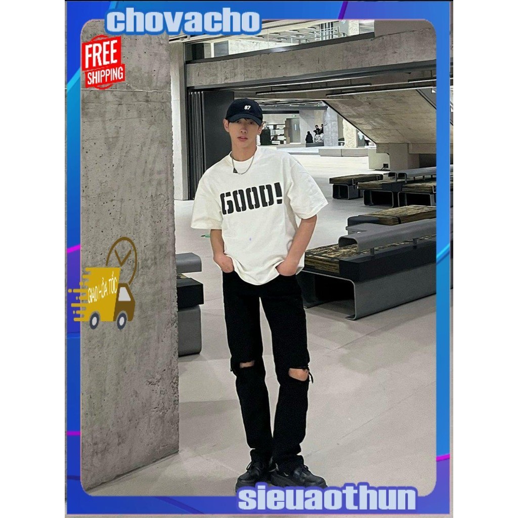 Áo thun Stee Cổ tròn GOOD Localbrand ICVCVNI Unisex