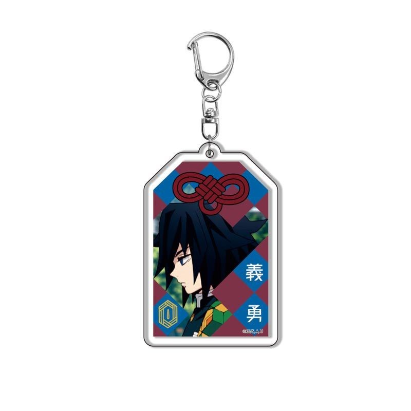 HK1 Demon Slayer Kamado Tanjirou Kamado Nezuko Kanroji Mitsuri Acrylic acylic Móc Khóa Túi Móc Khóa Mặt Dây Chuyền KH1
