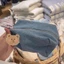 Mới Dung Tích Lớn Retro Denim Túi Bảo Quản Túi Vệ Sinh Túi Đựng Mỹ Phẩm Hộp Đựng Bút Chì