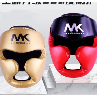 Boxing Helmet Training Competition Head Protection Protective Cover Muay Thai Fight Free Combat Head Protector Head Protection Adult and Children Thickened Headgear EJfH