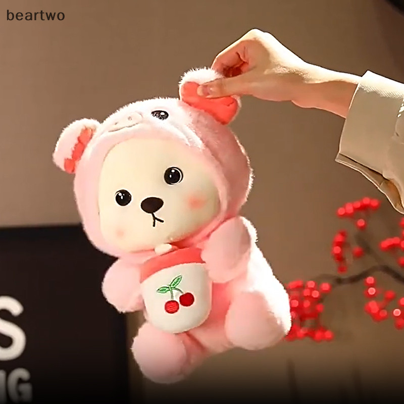 < Beartwo > Quà tặng đồ chơi sang trọng Capibara / Búp bê gấu trúc cho trẻ em xinh đẹp