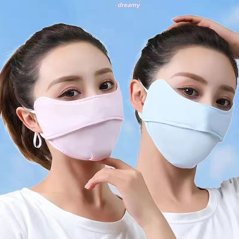 💕Dy💕Khẩu trang chống nắng chống tia UV chất lụa băng mềm mịn mát thông thoáng