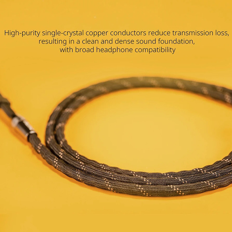 Dunu LYRE MINI HIFI Tai Nghe Cập Nhật Cáp 240 Dây Đồng Cao Cấp MMCX 0.78mm 2PIN 3.5mm 4.4mm Cân Bằng Q-LOCK CẮM