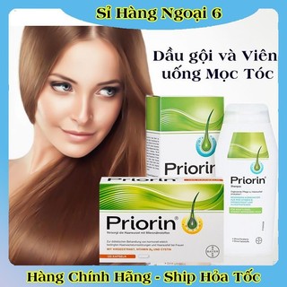 Dầu gội Priorin giúp mọc tóc dành cho tóc rụng yếu và mỏng - Nội địa Đức Đủ Bill