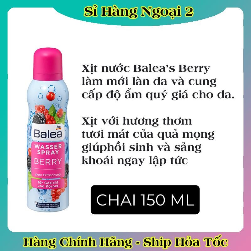 [auth] XỊT KHOÁNG BALEA  AQUA 150ML -NỘI ĐỊA ĐỨC ĐỦ BILL [Hot]