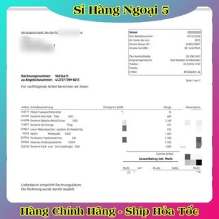 [MẪU MỚI NHẤT] [CẢ HỘP 60v] VIÊN TẨY LỒNG GIẶT DENKMIT ĐỨC