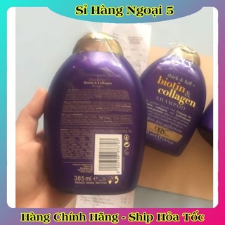 [auth] Dầu gội và xả chống rụng tóc Biotin & Collagen Đức- 385ml Đủ Bill [Hot]