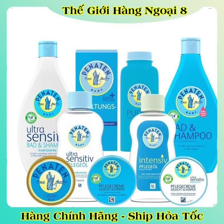 Sữa tắm gội chống cảm, kem dưỡng da, tinh dầu massage, tinh dầu tràm tắm Penaten 400ml Đức cho bé từ sơ sinh