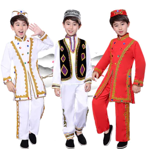 💕Trung Quốc Đầm Trẻ Em Cô Bé 3-12 Tuổi Liên Hợp Quốc Người Hồi Giáo Trang Phục Sự Kiện Lễ Hội Mới Lạ