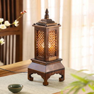 AIMI ĐÈN TRANG TRÍ KHẮC GỖ PHÒNG KHÁCH PHÒNG NGỦ ĐÈN NGỦ PHONG CÁCH ĐÔNG NAM Á ĐÈN BÀN CỔ ĐIỂN