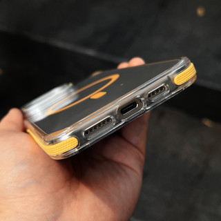 Ốp bảo vệ trong suốt khung kim loại sang trọng cho iPhone 16 15 14 13 12 Pro Max có sạc từ tính cao cấp cảm giác iPhone 11 Vỏ cứng bảo vệ chống sốc chống va đập