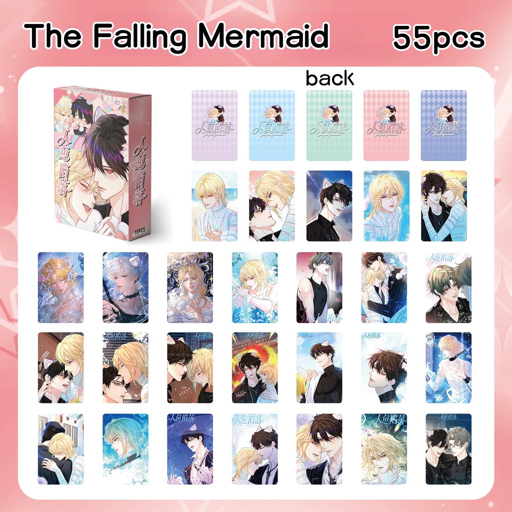 50-92 Chiếc Manga Manhwa NIGHT BY THE SEA Kim Euihyun Laser Holographic Lomo Cards Blue Lock Jinx Joo Jaekyung Photocards Nàng tiên cá rơi Bưu thiếp ba chiều YM