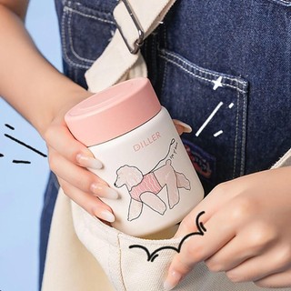 Cốc cách nhiệt BRIGHTF66, Bình nước giữ nhiệt bằng thép không gỉ 316 sáng tạo, Hộp cơm trưa cách nhiệt dễ thương dung tích lớn