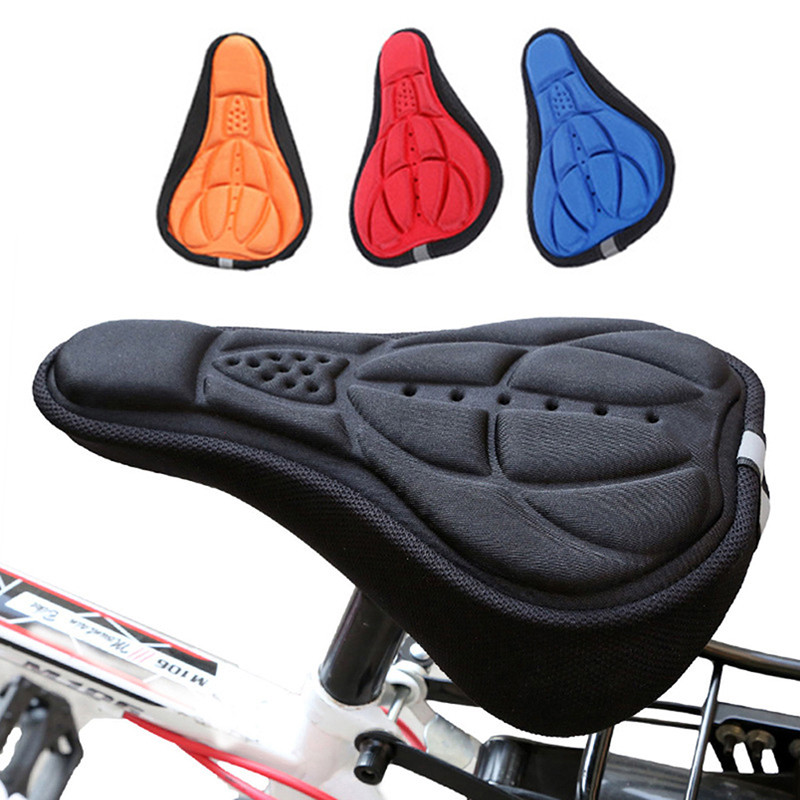 Tmoy Mềm 3D Đệm Đi Xe Đạp Xe Đạp MTB Xe Đạp Bọc Ghế Đệm Xốp Thoải Mái Yên Thảm Đệm Xe Đạp Phụ Kiện TCVN