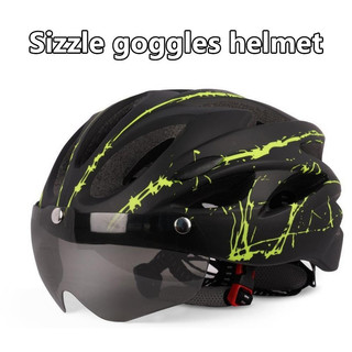 Tmoy Unisex Người Lớn Siêu Nhẹ Xe Đạp Đi Xe Đạp Mũ Bảo Hiểm Có Kính Cho Thể Thao Ngoài Trời Đi Xe Mũ Bảo Hiểm TCM