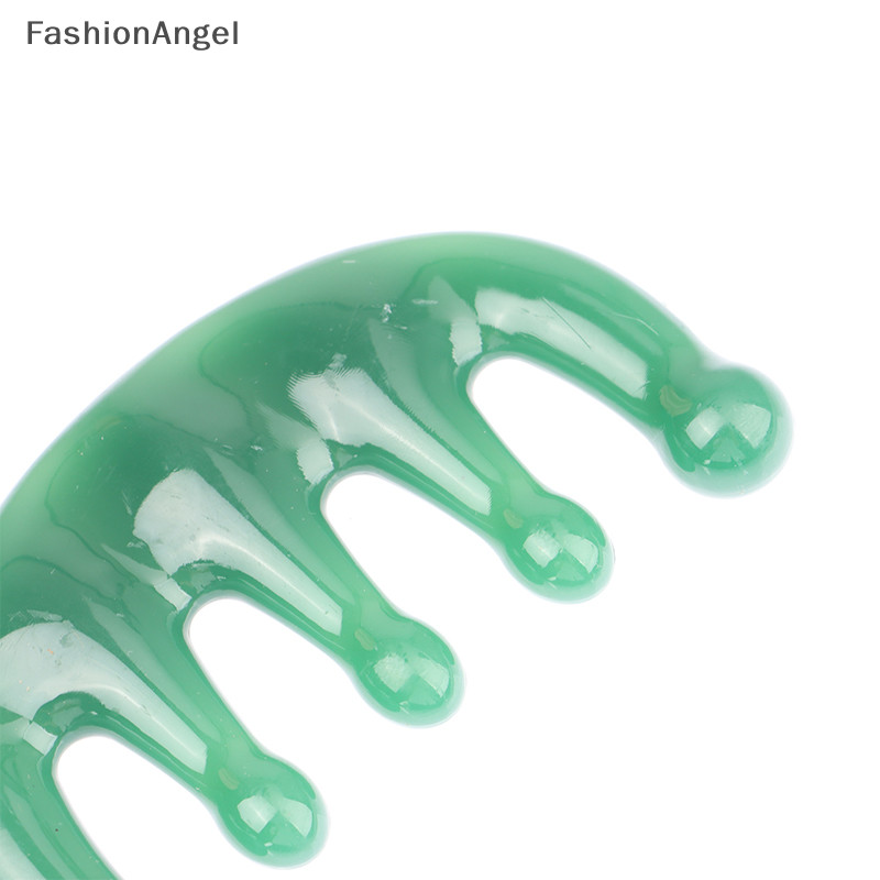 Fashionangel 1 Chiếc Răng Rộng Massage Lược Mặt Toàn Thân Gouache Cạp Da Đầu Kinh Tuyến Thư Giãn TH