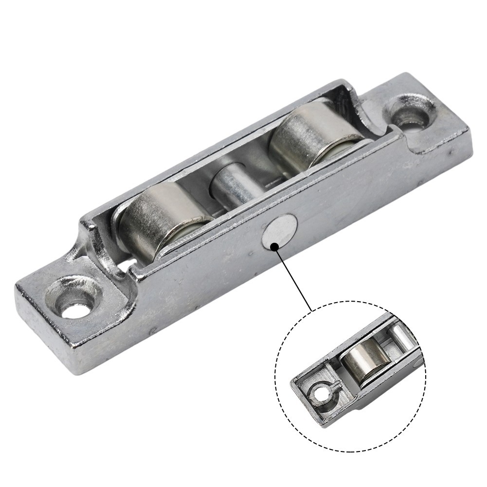 < Cosyh > Khe cắm / Bánh xe phẳng 88 Tyle Cửa trượt Ròng rọc Khung thép không gỉ Đồng