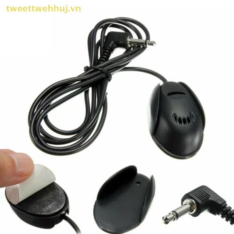 Nhíp micro ô tô Micro có dây 3,5 mm cho âm thanh nổi trên ô tô Mic rảnh tay cho nhãn dán loại Microfono
﻿ Vn Vn