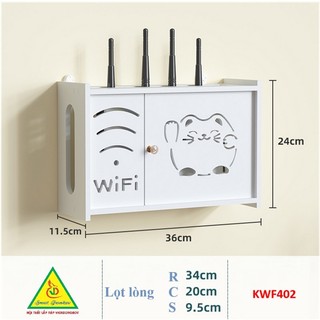 KỆ wifi treo trường KWF402 - VĐ Smart Furrniture NỘI THẤT LẮP RÁP VIENDONGADV